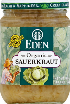 Eden Sauerkraut Org - 18 OZ - Image 2