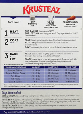 Krusteaz Bake & Fry Coating Mix - 20 OZ - Image 6