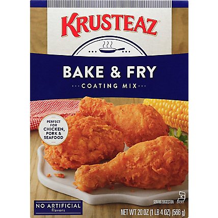 Krusteaz Bake & Fry Coating Mix - 20 OZ - Image 2