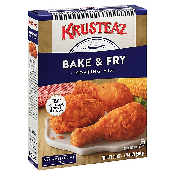 Krusteaz Bake & Fry Coating Mix - 20 OZ