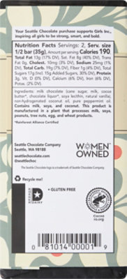 Seattle Chocolates Meltaway Mint Milk Chocolate Truffle Bar - 2.5 OZ - Image 5