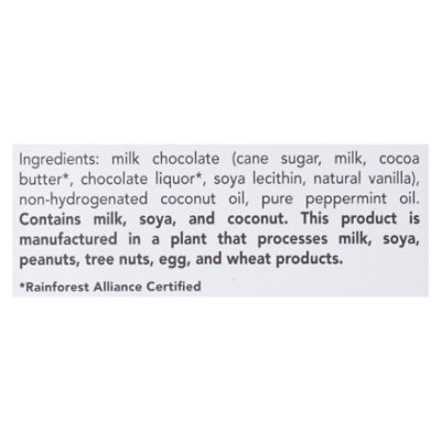 Seattle Chocolates Meltaway Mint Milk Chocolate Truffle Bar - 2.5 OZ - Image 4