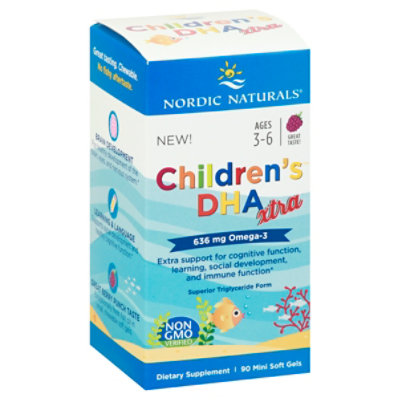 Nordic Ntrls Child Dha Xtra Berry Punch - 90 CT - Image 1