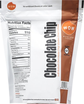 Chocolate Chip 8 Oz Resealable Bag Pouch - 8 OZ - Image 6