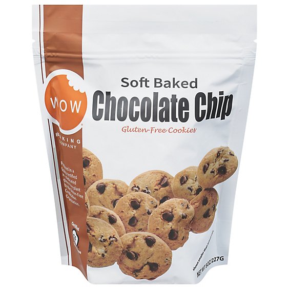 Chocolate Chip 8 Oz Resealable Bag Pouch - 8 OZ