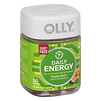 OLLY Daily Energy Gummies Tropical Passion - 60 Count - Image 1