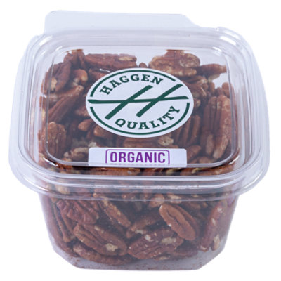 Organic Mammoth Pecan Halves - 7 Oz - Image 1