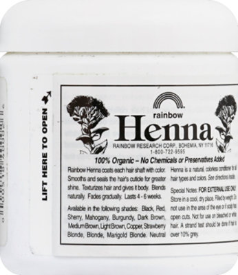 Rnbw Research Color Hair Henna Prsn Blk - 4 OZ - Image 3