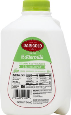 Darigold Buttermilk Qt - 32 FZ - Image 2