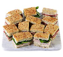 Haggen Focaccia Sandwich Party Tray - Made Right Here Always Fresh - Ea.