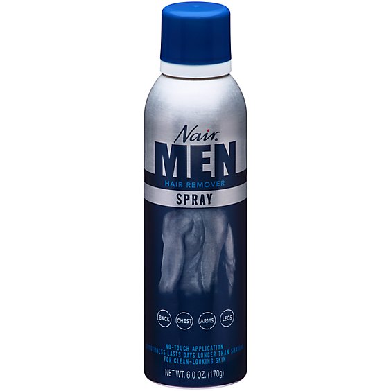 Nair Men Hair Remover Spray - 6 Oz