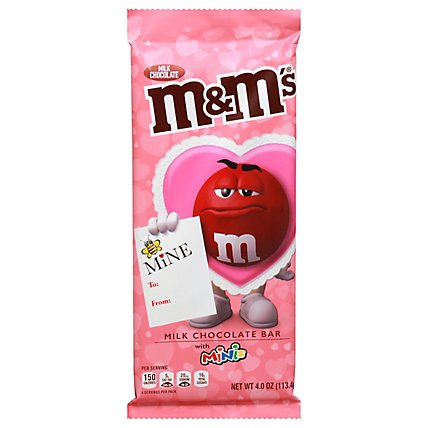 Mars M&m Tablet Bar Milk Chocolate - 4 OZ - Image 1