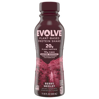 Evolve Plant-based Protein Shake Berry Medley Natural Flavor 11.16 Fz - 11.16FZ - Image 3