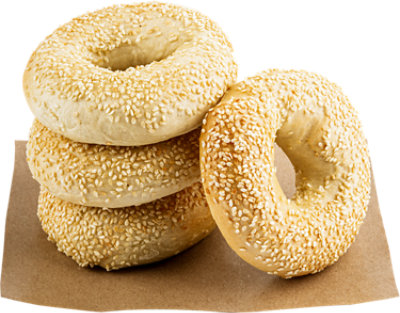 Haggen Always Fresh Sesame Seed Bagels - 4 Count - Image 1