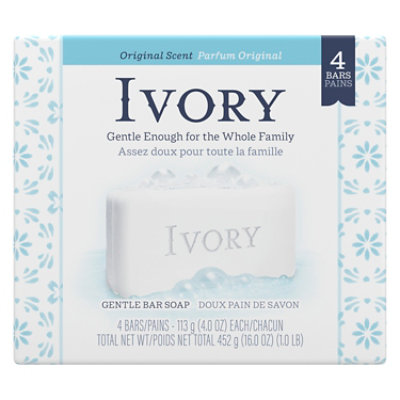 Ivory Simply Bar Soap - 4-4 OZ - Image 2