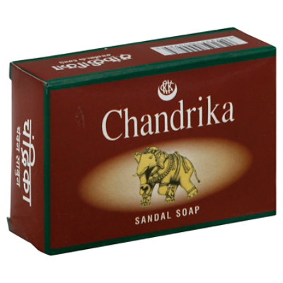 Chandrika Ayurvedic Sandal Soap - 75 Gram - Image 1