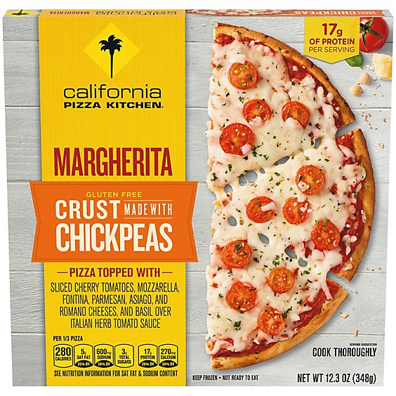 California Pizza Kitchen Chickpea Crust Margherita 12.3oz Box - 12.275 OZ