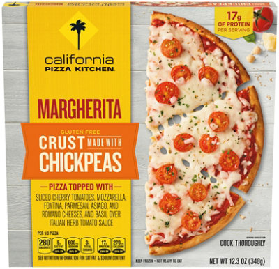 California Pizza Kitchen Chickpea Crust Margherita 12.3oz Box - 12.275 OZ