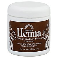 Rainbow Clr Hair Henna Persian Med Brn - 4 OZ - Image 1