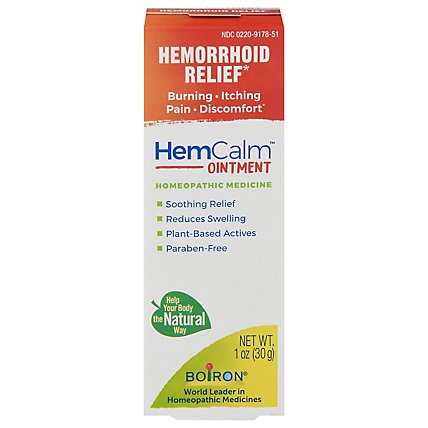 Boiron HemCalm Ointment Hemorrhoid Relief - 1 Oz - Image 3