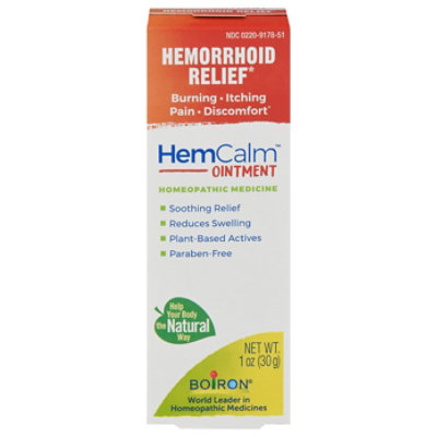 Boiron HemCalm Ointment Hemorrhoid Relief - 1 Oz - Image 1