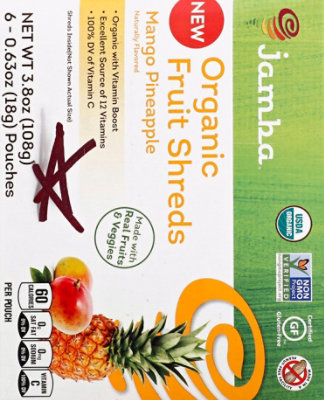 Jamba Organic Mango/pineapple Shreds - 6-.63 OZ - Image 3