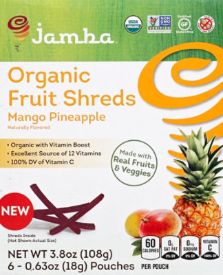 Jamba Organic Mango/pineapple Shreds - 6-.63 OZ - Image 2