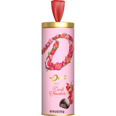 Mars Dove Tin Tube Dark Chocolate Truffle - 6 OZ - Image 1
