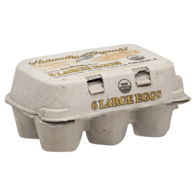 Natural Organic 6 Pk Large Eggs - 6 CT - Image 1