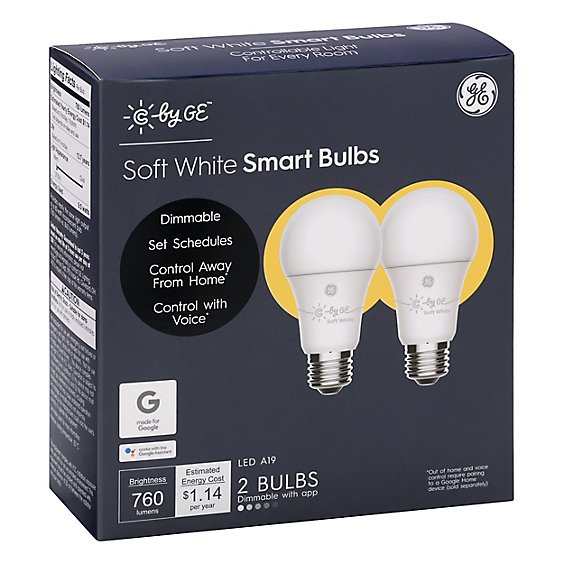 Ge C By Ge Smart Bulbs - Life - 2 CT