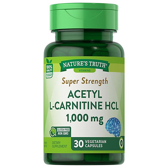 Natures Truth Acetyl-l Carnitine Hcl - 30 CT