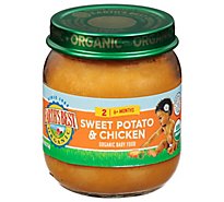 Earths Best Organic Chicken Sweet Potato Stage 2 Baby Food - 4 OZ