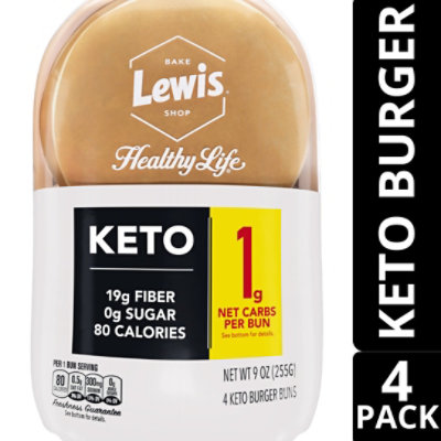 Lewis Bake Shop Healthy Life Keto Bun - 9 OZ - Image 2