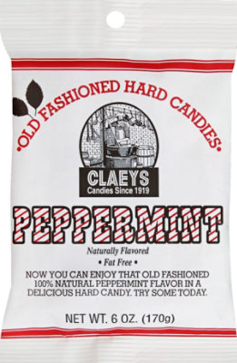 Claeys Peppermint Candy - 6 OZ - Image 2