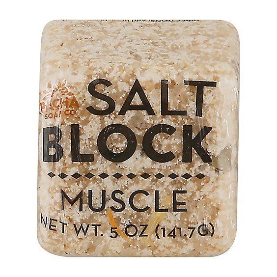 Pacha Soap Salt Block Muscle - 5 OZ