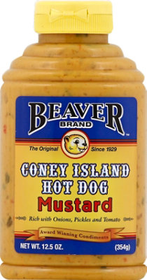 Beaver Mustard Sqz Coney Island - 12.5 OZ - Image 1