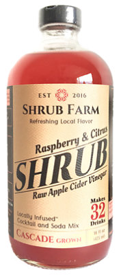 Shrub Farm Raspberry & Citrus Shrub - 16 FZ - Image 1