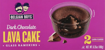 Belgian Boys Dark Chocolate Lava Cake - 6.35 OZ - Image 2