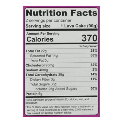 Belgian Boys Dark Chocolate Lava Cake - 6.35 OZ - Image 4
