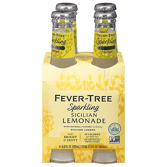 Fever-Tree Sparkling Lemon Water - 4-6.8 Fl. Oz.