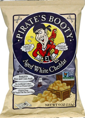 Pirate Brand White Cheddar Non Gmo - 4 OZ - Image 2