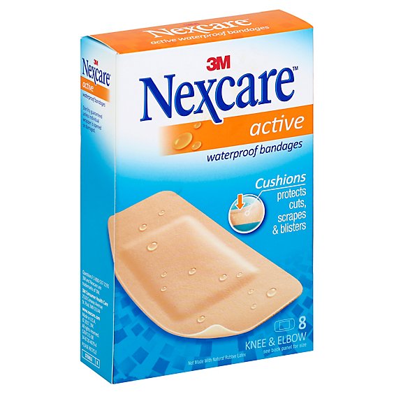 Nexcare Knee Elb Act - 8 CT