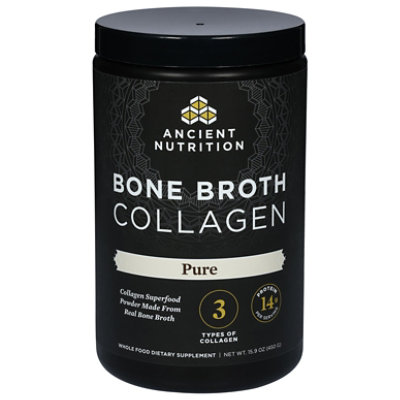 Ancient Nutrition Bone Broth Pure Collagen - 15.9 Oz - Image 2