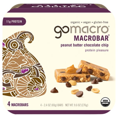 GoMacro Peanut Butter Chocolate Chip - 4-2.3 Oz - Image 3