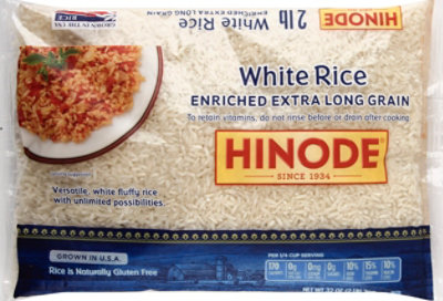 Hinode Long Grain White Rice - 32 OZ - Image 2