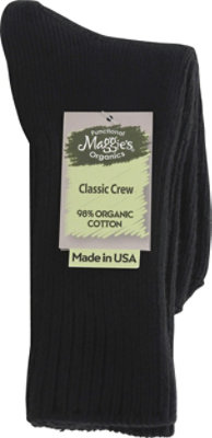 Organic Cotton Crew Black 9-11 - EA - Image 2