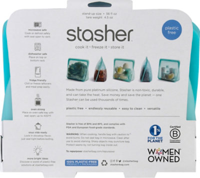 Stasher Stand Up Aqua - EA - Image 4