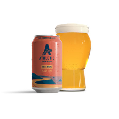 Athletic Non-Alcoholic Free Wave Hazy Ipa In Cans - 6-12 Fl. Oz. - Image 2