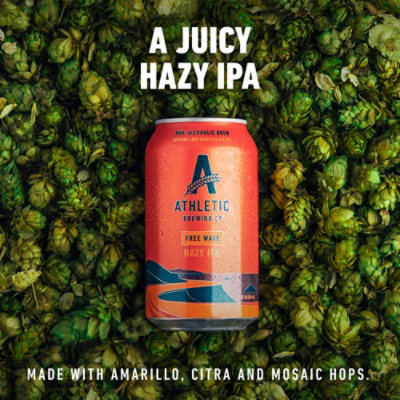 Athletic Non-Alcoholic Free Wave Hazy Ipa In Cans - 6-12 Fl. Oz. - Image 7