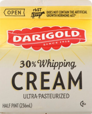 Darigold Whip Cream Half Pint - 8 Fl. Oz. - Image 2